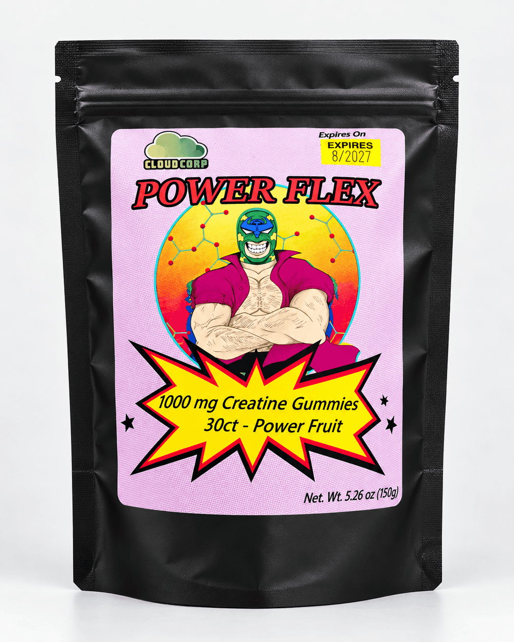 Power Flex Creatine Gummies — Power Fruit (30ct)